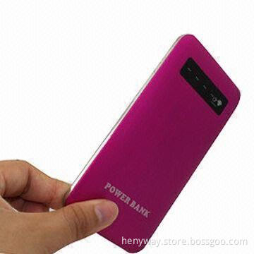 5mm Thin/Touch Screen Li-Po Battery 4,000mAh Power Bank for Tablet PCs/iPhone 5/5C/5S/iPad/5V Device